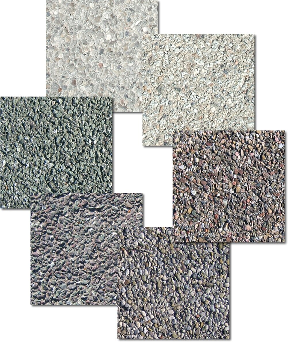 Farbasphalte mit naturnahen Oberflächengestaltungen